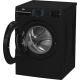 Beko BMN3WT3841B 8kg 1400 Spin EnergySpin Washing Machine - Black