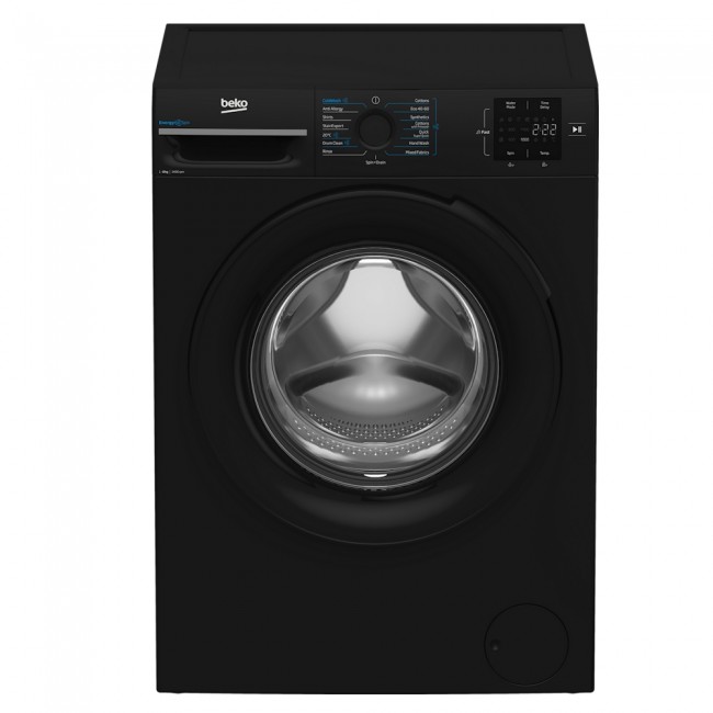 Beko BMN3WT3841B 8kg 1400 Spin EnergySpin Washing Machine - Black