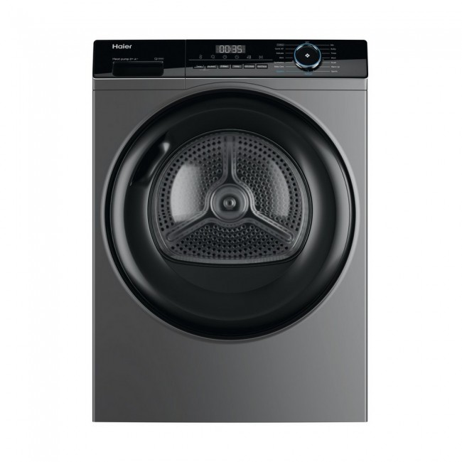 Haier HD80-A2939R 8kg Heat Pump Tumble Dryer - Graphite