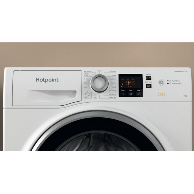 Hotpoint NSWE846WSUK 8kg 1400 Spin Washing Machine - White