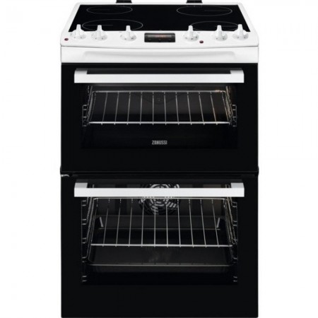 electric double oven with halogen hob